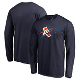 Oklahoma City Thunder X-Ray Long Sleeve T-Shirt Navy - NBA
