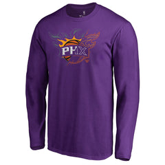 Phoenix Suns X-Ray Long Sleeve T-Shirt Purple - NBA