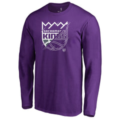 Sacramento Kings X-Ray Long Sleeve T-Shirt Purple - NBA