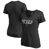 San Antonio Spurs Women's Script Assist T-Shirt Black - NBA