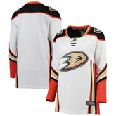 Anaheim Ducks Fanatics Women's Away Breakaway Jersey - White - NHL