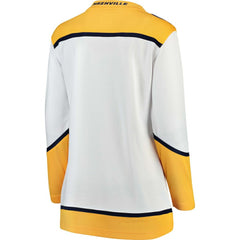 Nashville Predators Fanatics Women's Away Breakaway Jersey - White - NHL