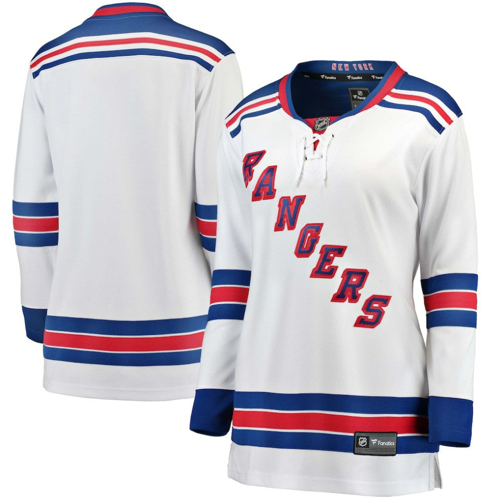 New York Rangers Fanatics Women's Away Breakaway Jersey - White - NHL