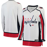 Washington Capitals Fanatics Women's Away Breakaway Jersey - White - NHL
