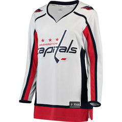 Washington Capitals Fanatics Women's Away Breakaway Jersey - White - NHL
