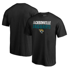 Jacksonville Jaguars Iconic Collection Fade Out T-Shirt Black | NFL