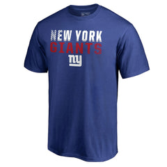 New York Giants Iconic Collection Fade Out T-Shirt Royal | NFL