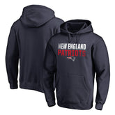 New England Patriots Iconic Collection Fade Out Pullover Hoodie Navy | NFL