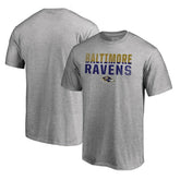 Baltimore Ravens Iconic Collection Fade Out T-Shirt Ash | NFL