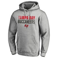 Tampa Bay Buccaneers Iconic Collection Fade Out Pullover Hoodie Ash | NFL