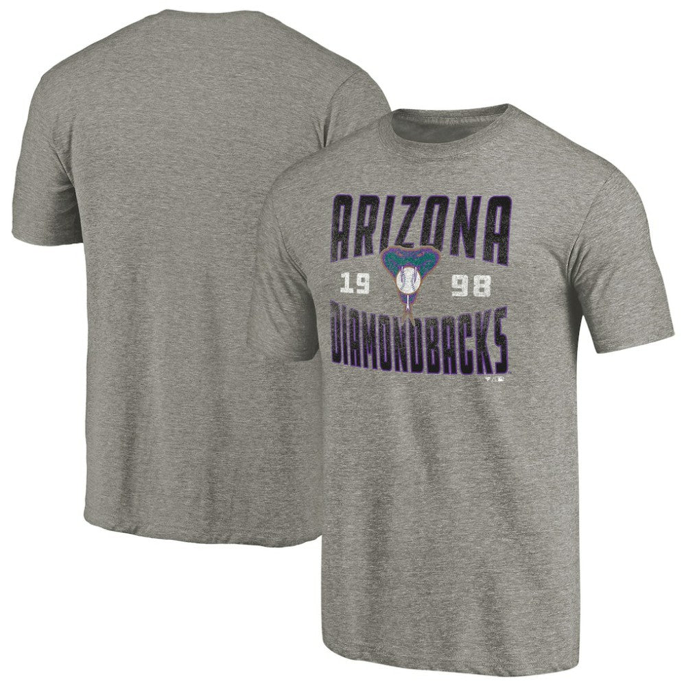 Arizona Diamondbacks Cooperstown Collection Antique Stack Tri-Blend T-Shirt - MLB