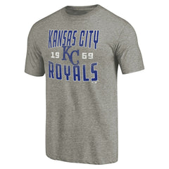 Kansas City Royals Cooperstown Collection Antique Stack Tri-Blend T-Shirt - MLB