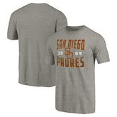 San Diego Padres Cooperstown Collection Antique Stack Tri-Blend T-Shirt - MLB