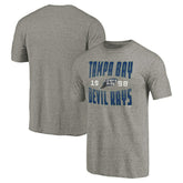 Tampa Bay Rays Cooperstown Collection Antique Stack Tri-Blend T-Shirt - MLB