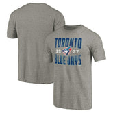 Toronto Blue Jays Cooperstown Collection Antique Stack Tri-Blend T-Shirt - MLB