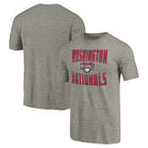 Washington Nationals Cooperstown Collection Antique Stack Tri-Blend T-Shirt - MLB