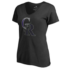 Colorado Rockies Women's X-Ray V-Neck T-Shirt - MLB
