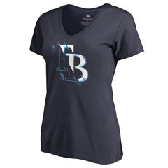 Tampa Bay Rays Women's X-Ray V-Neck T-Shirt - MLB