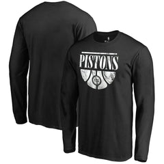 Detroit Pistons Buckets Long Sleeve T-Shirt Black - NBA
