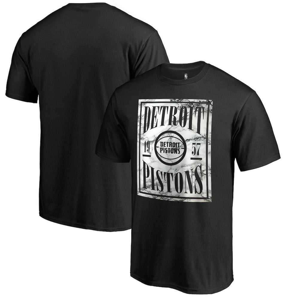 Detroit Pistons Black Court Vision T-Shirt - NBA