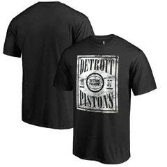 Detroit Pistons Black Court Vision T-Shirt - NBA