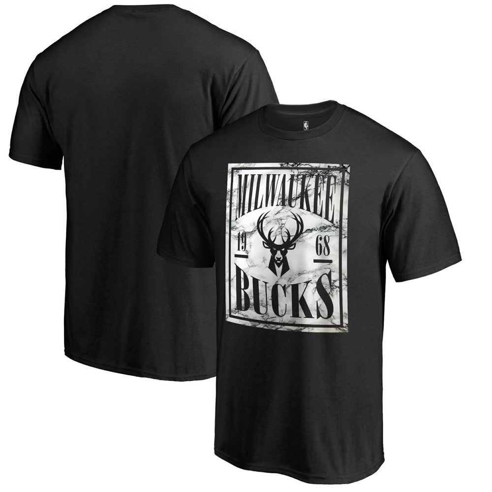 Milwaukee Bucks Black Court Vision T-Shirt - NBA
