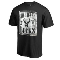 Milwaukee Bucks Black Court Vision T-Shirt - NBA