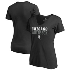 Chicago White Sox Women's Fade Out V-Neck T-Shirt - MLB