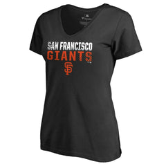 San Francisco Giants Women's Fade Out V-Neck T-Shirt - MLB