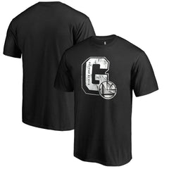 Golden State Warriors Letterman T-Shirt Black - NBA