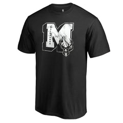 Milwaukee Bucks Letterman T-Shirt Black - NBA