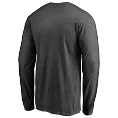 Philadelphia Eagles Primary Logo Long Sleeve T-Shirt Heathered Charcoal | NFL