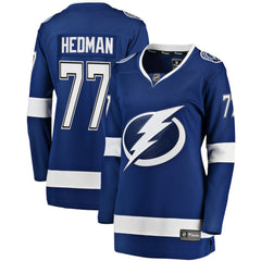 Victor Hedman Tampa Bay Lightning Fanatics Women's Home Breakaway Jersey - Blue - NHL