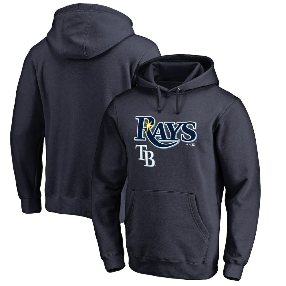 Tampa Bay Rays Team Lockup Fitted Pullover Hoodie - MLB