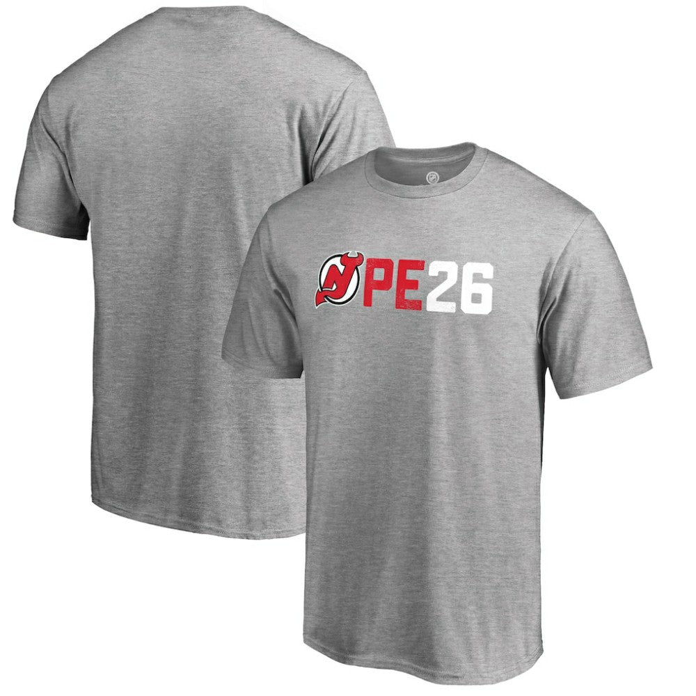Patrik Elias New Jersey Devils PE26 T-Shirt - Heather Gray - NHL