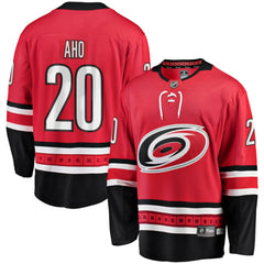 Sebastian Aho Carolina Hurricanes Fanatics Alternate Breakaway Player Jersey - Red - NHL