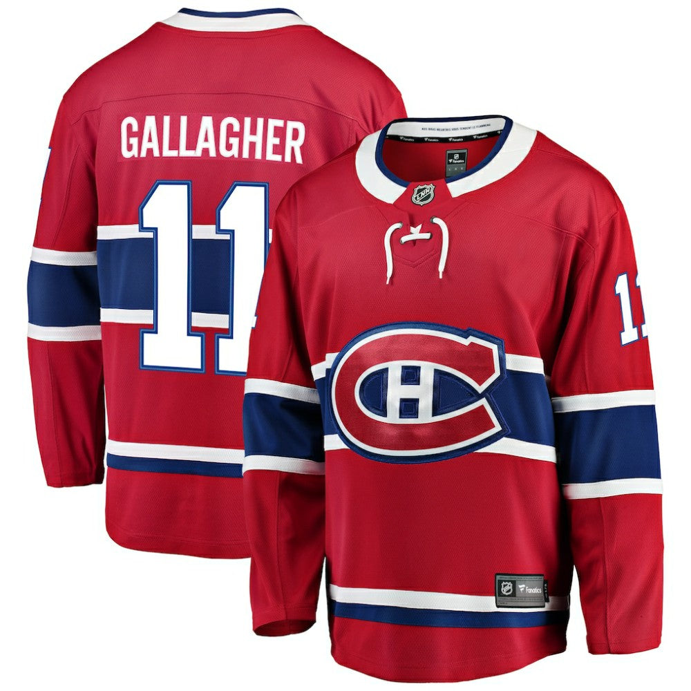 Brendan Gallagher Montreal Canadiens Fanatics Breakaway Player Jersey - Red - NHL