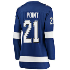 Brayden Point Tampa Bay Lightning Fanatics Women's Breakaway Player Jersey - Blue - NHL