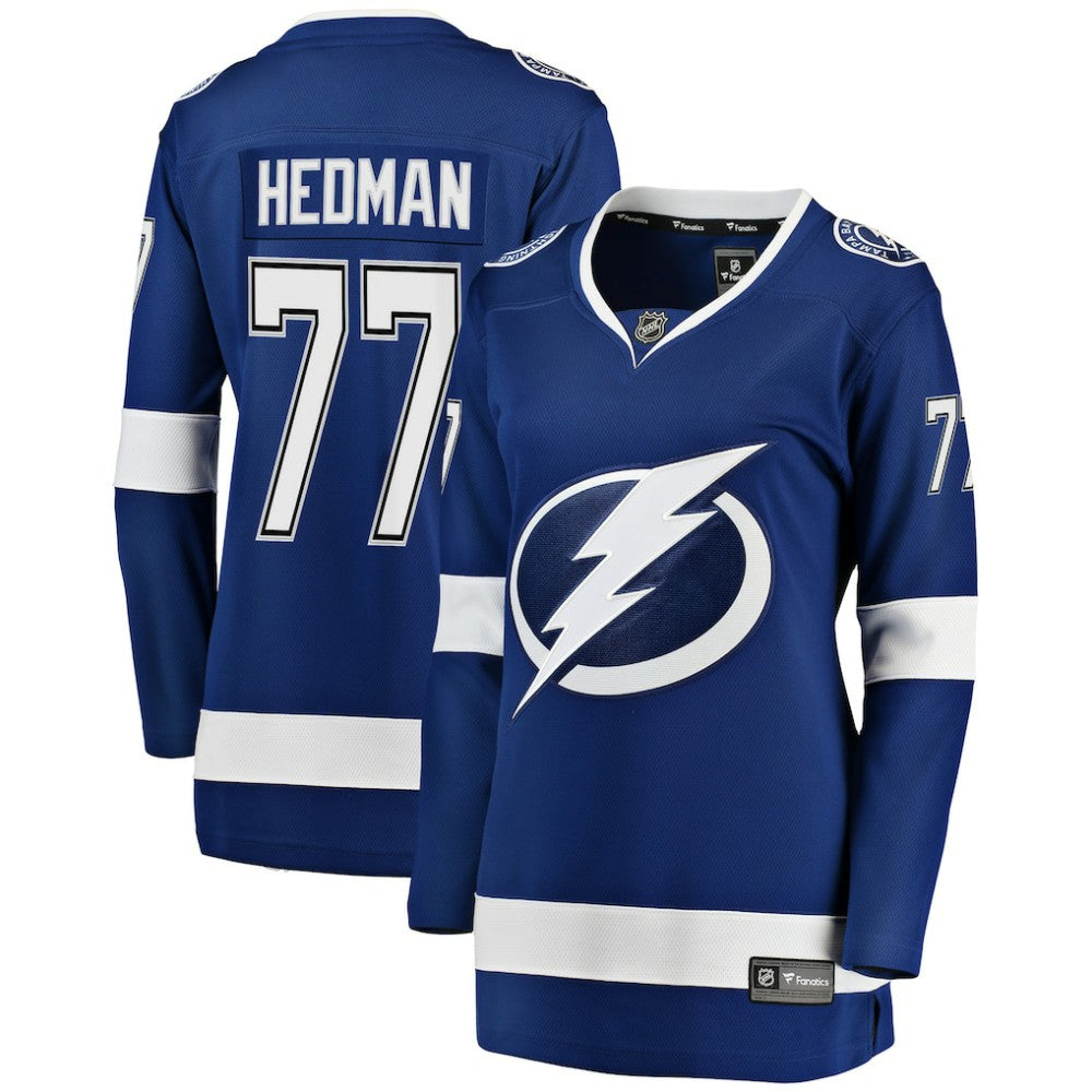 Victor Hedman Tampa Bay Lightning Fanatics Women's Breakaway Player Jersey - Blue - NHL