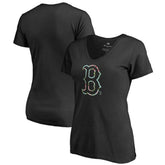 Boston Red Sox Women's Lovely V-Neck T-Shirt - MLB