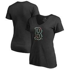 Boston Red Sox Women's Lovely V-Neck T-Shirt - MLB