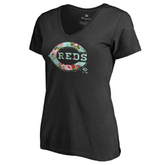 Cincinnati Reds Women's Lovely V-Neck T-Shirt - MLB