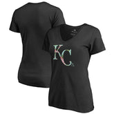 Kansas City Royals Women's Lovely V-Neck T-Shirt - MLB