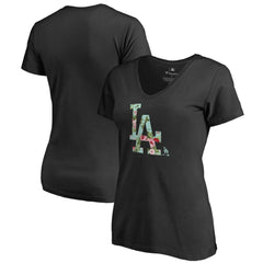 Los Angeles Dodgers Women's Lovely V-Neck T-Shirt - MLB
