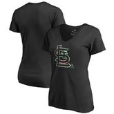 St. Louis Cardinals Women's Lovely V-Neck T-Shirt - MLB