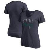 Seattle Mariners Women's Graceful V-Neck T-Shirt - MLB