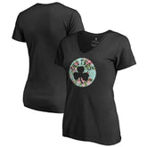 Boston Celtics Lovely V-Neck T-Shirt Black - NBA