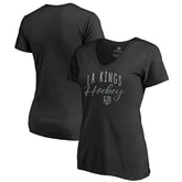 Los Angeles Kings Women's Graceful V-Neck T-Shirt - Black - NHL