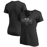 Colorado Rockies Women's We Are Icon V-Neck T-Shirt - MLB