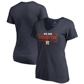 Houston Astros Women's We Are Icon V-Neck T-Shirt - MLB
